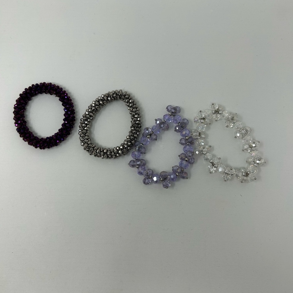 Elegant Multi-Color Beaded Bracelet Set